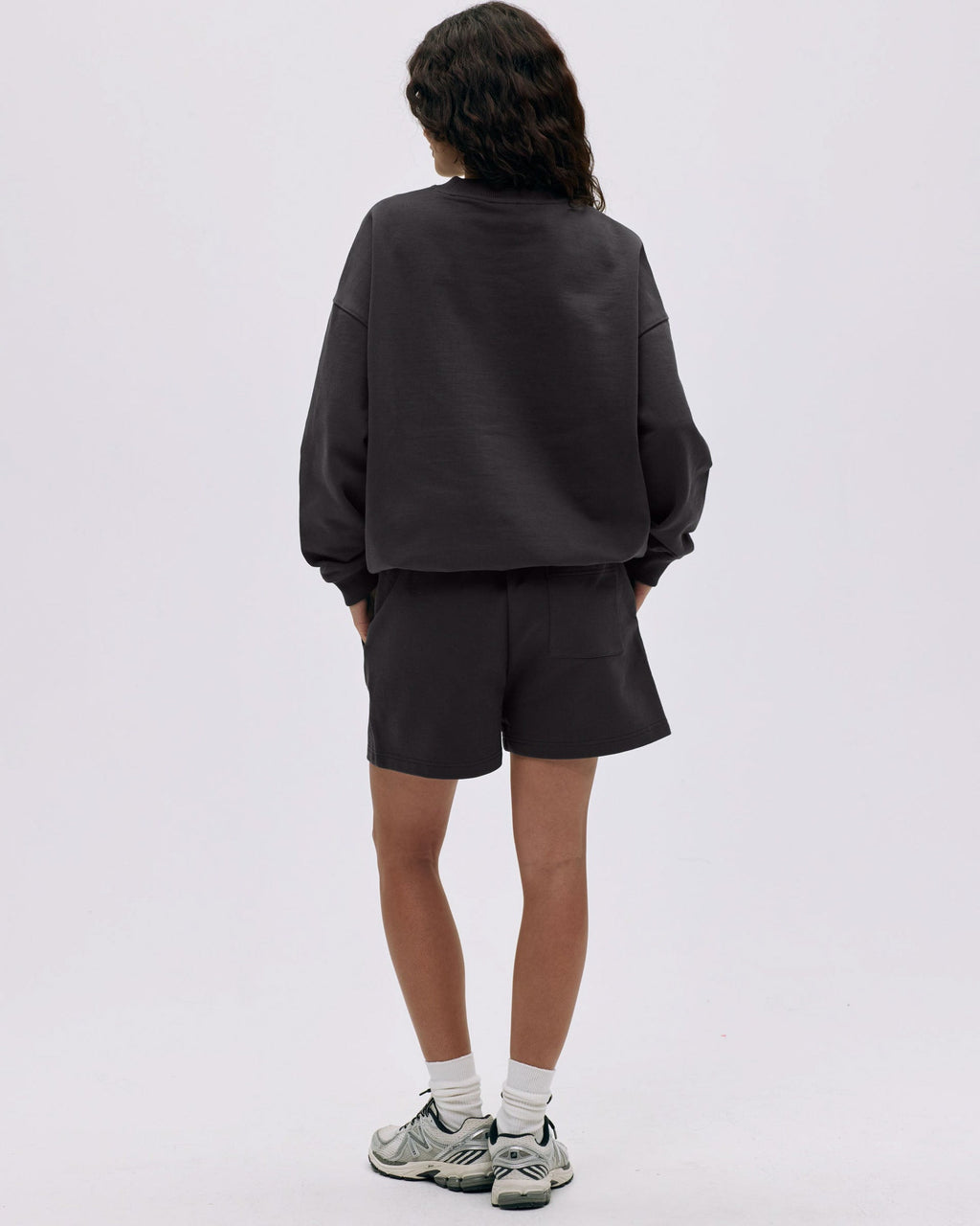 Oversized Sweatshirt - Washed Coffee Bean