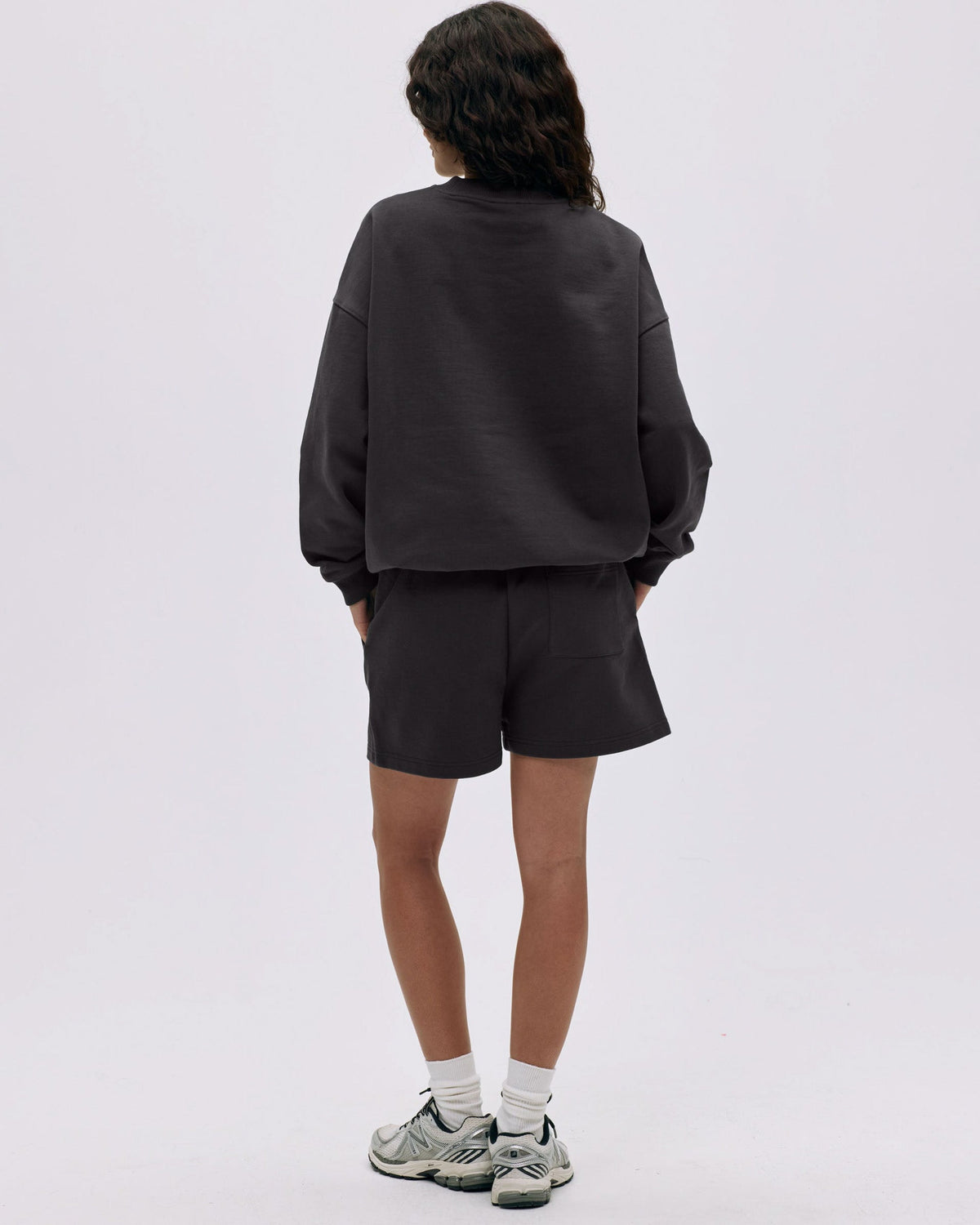 Oversized Sweatshirt - Washed Coffee Bean