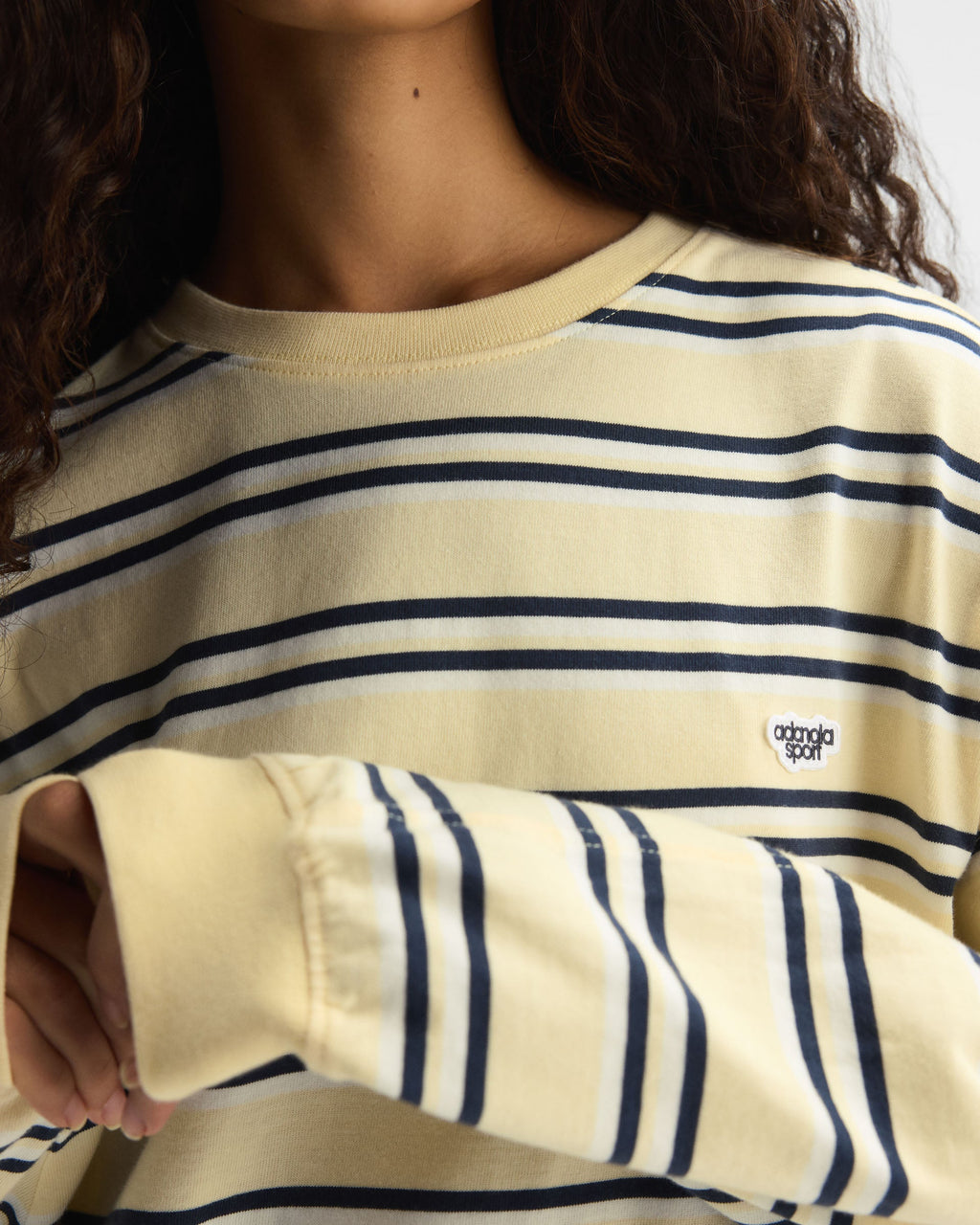 Stripe Oversized T-shirt - Buttercream