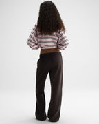 Stripe Oversized T-shirt - Cloud Pink