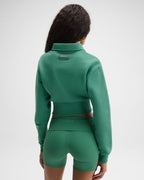 Cropped Sweatshirt - Eucalyptus Green