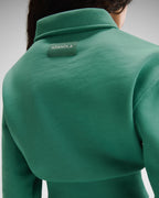 Cropped Sweatshirt - Eucalyptus Green