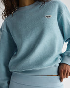 Loose Fit Sweatshirt - Marshmallow White