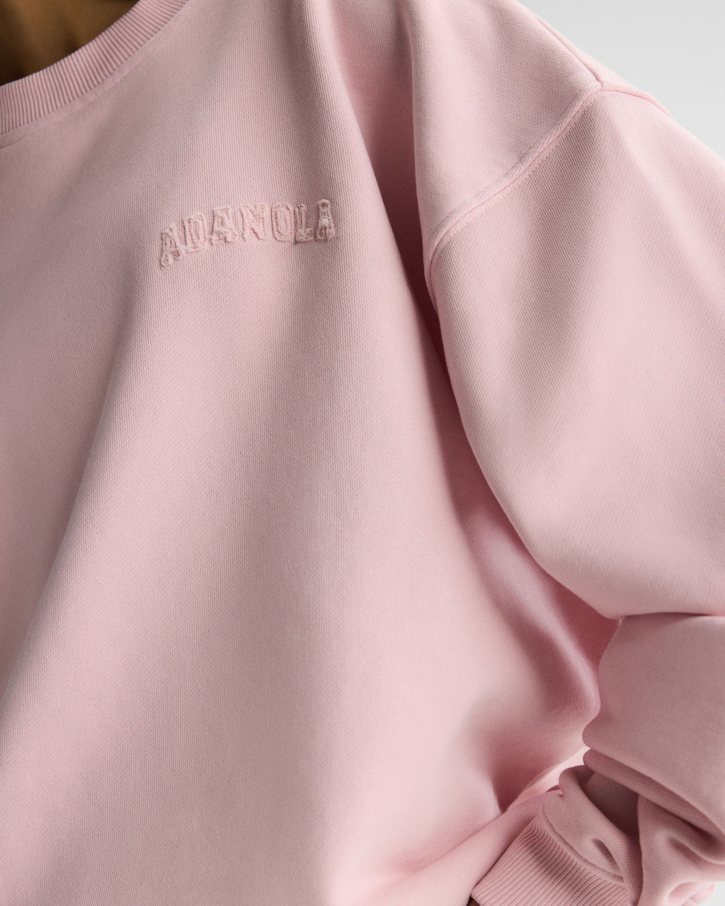 Oversized Sweatshirt - Soft Pink