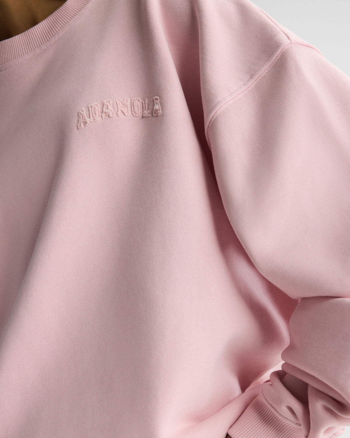 Oversized Sweatshirt - Soft Pink
