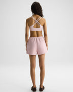 Washed Sweat Shorts - Soft Pink