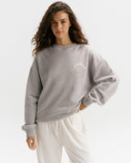 Classic Oversized Sweatshirt - Heather Grey
