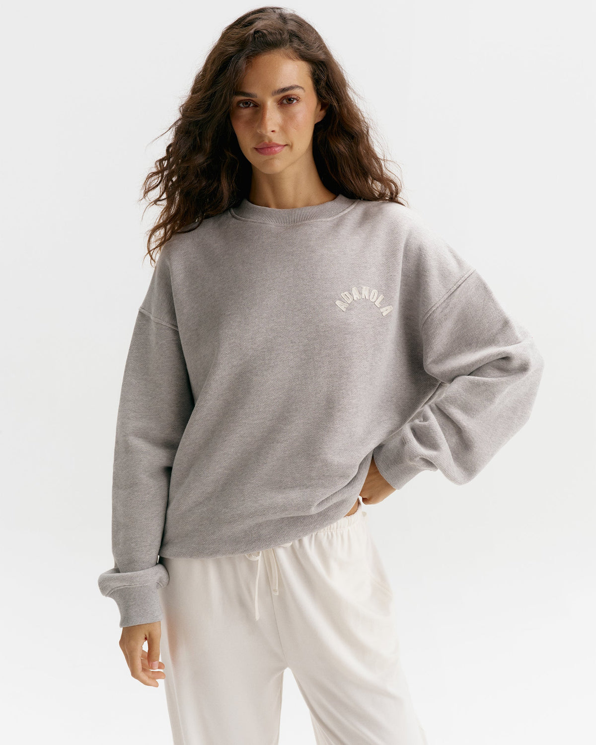 Classic Oversized Sweatshirt - Heather Grey