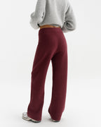 Knit Straight Leg Sweatpants - Damson