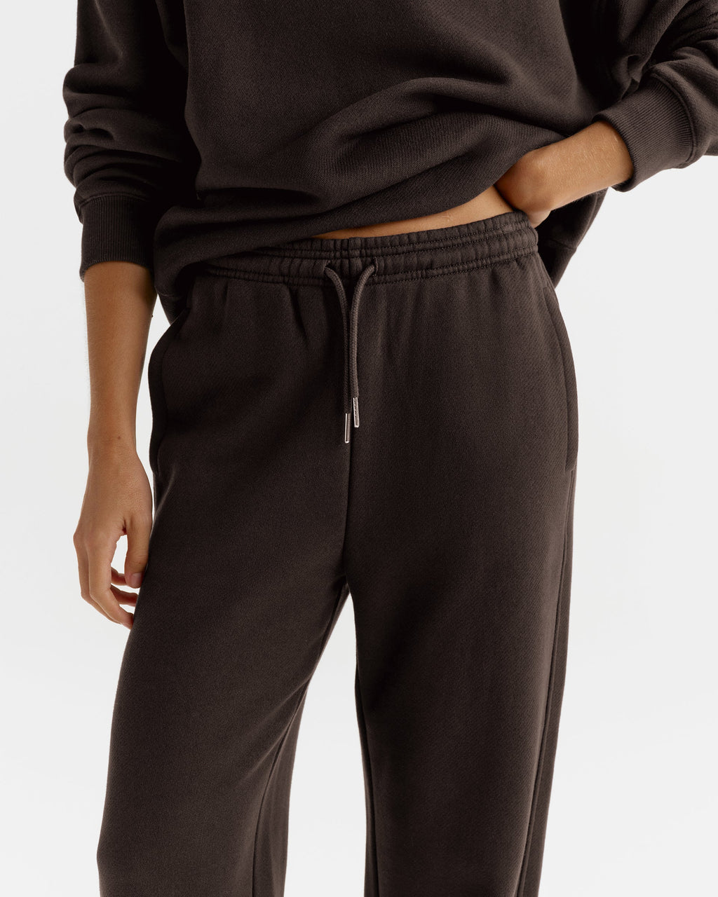 Classic Oversized Sweatshirt - Coffee Bean