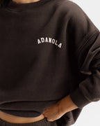 Classic Oversized Sweatshirt - Coffee Bean