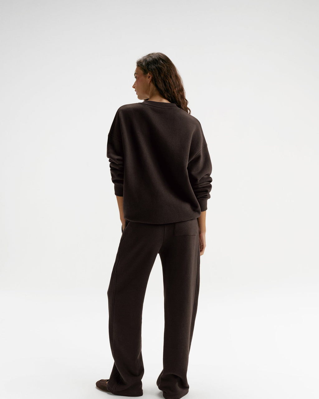 Classic Oversized Sweatshirt - Coffee Bean
