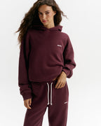 Vintage Relaxed Hoodie - Damson