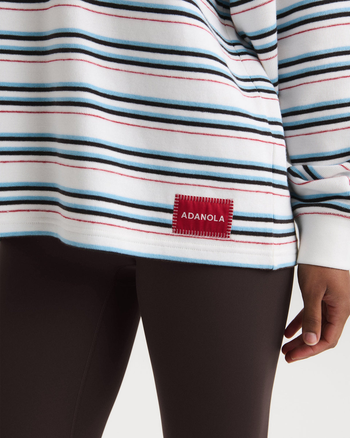 Oversized Rugby Sweatshirt - Airy Blue