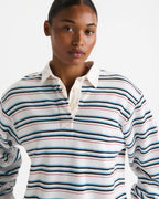 Oversized Rugby Sweatshirt - Airy Blue