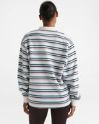 Oversized Rugby Sweatshirt - Airy Blue