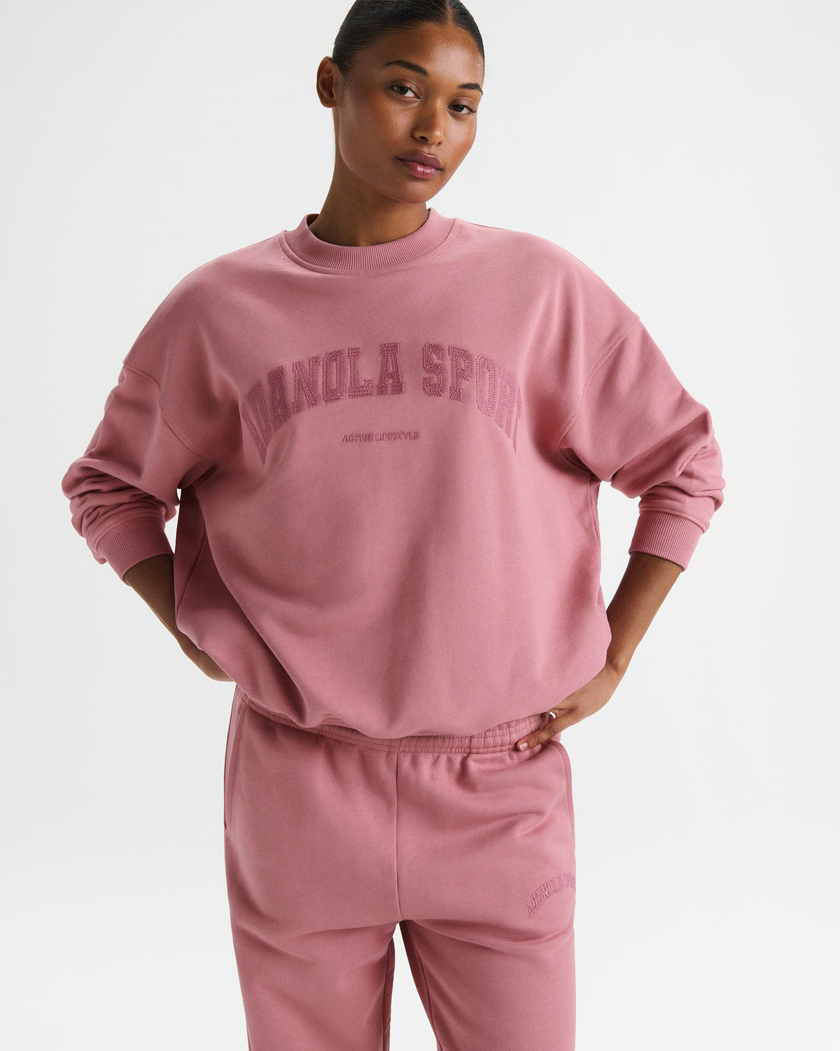 Oversized Sweatshirt - Dusty Pink