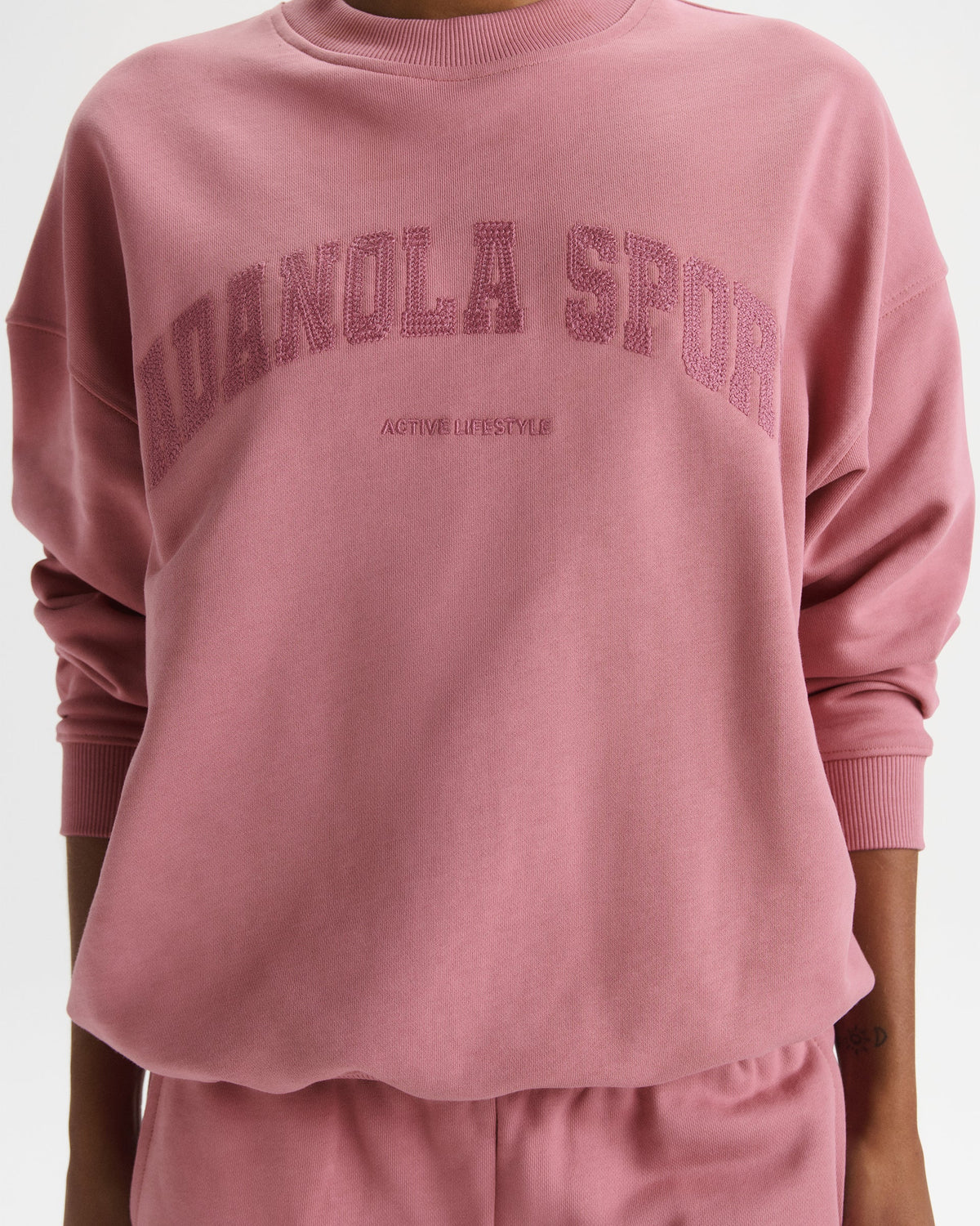 Oversized Sweatshirt - Dusty Pink