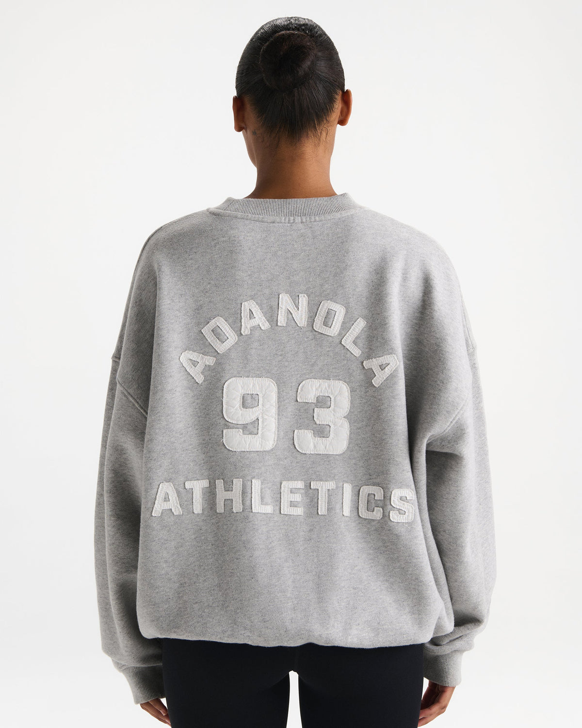 Oversized Sweatshirt - Light Grey Melange