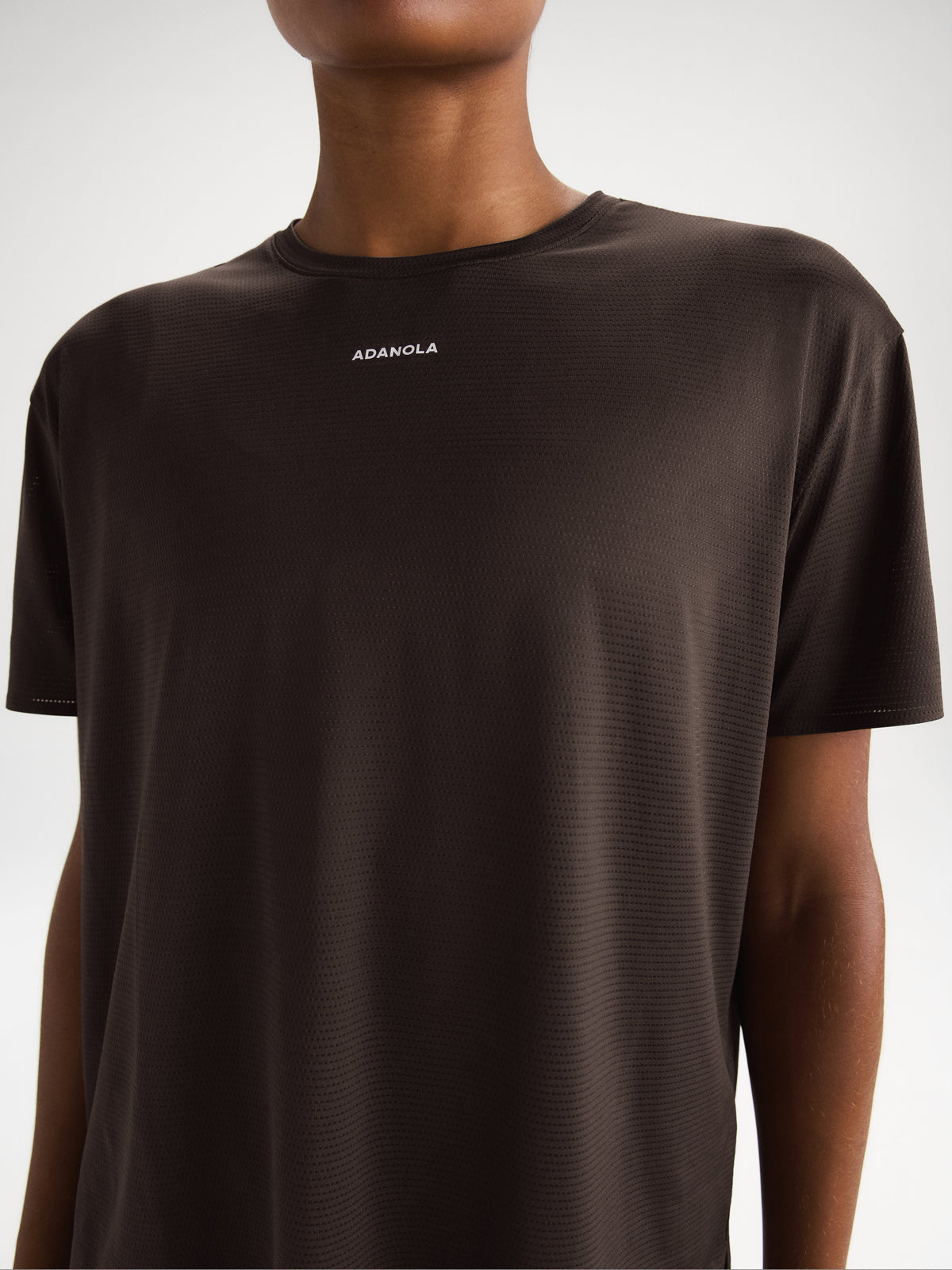 Mesh Active Short Sleeve T-Shirt - Coffee Bean