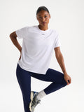 Mesh Active Short Sleeve T-Shirt - White
