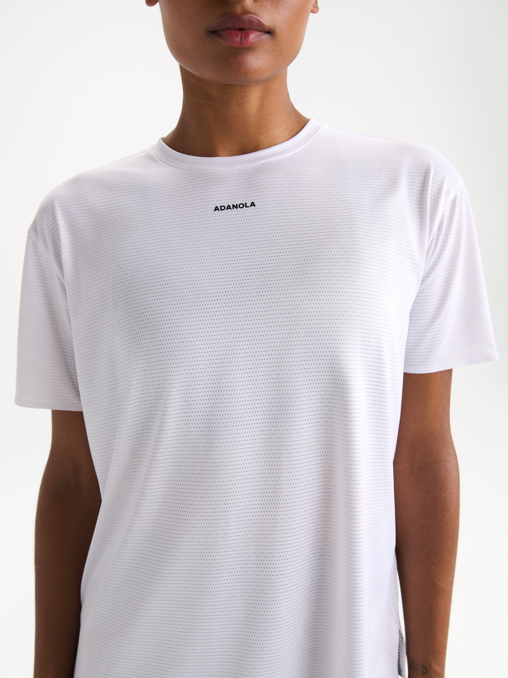 Mesh Active Short Sleeve T-Shirt - White