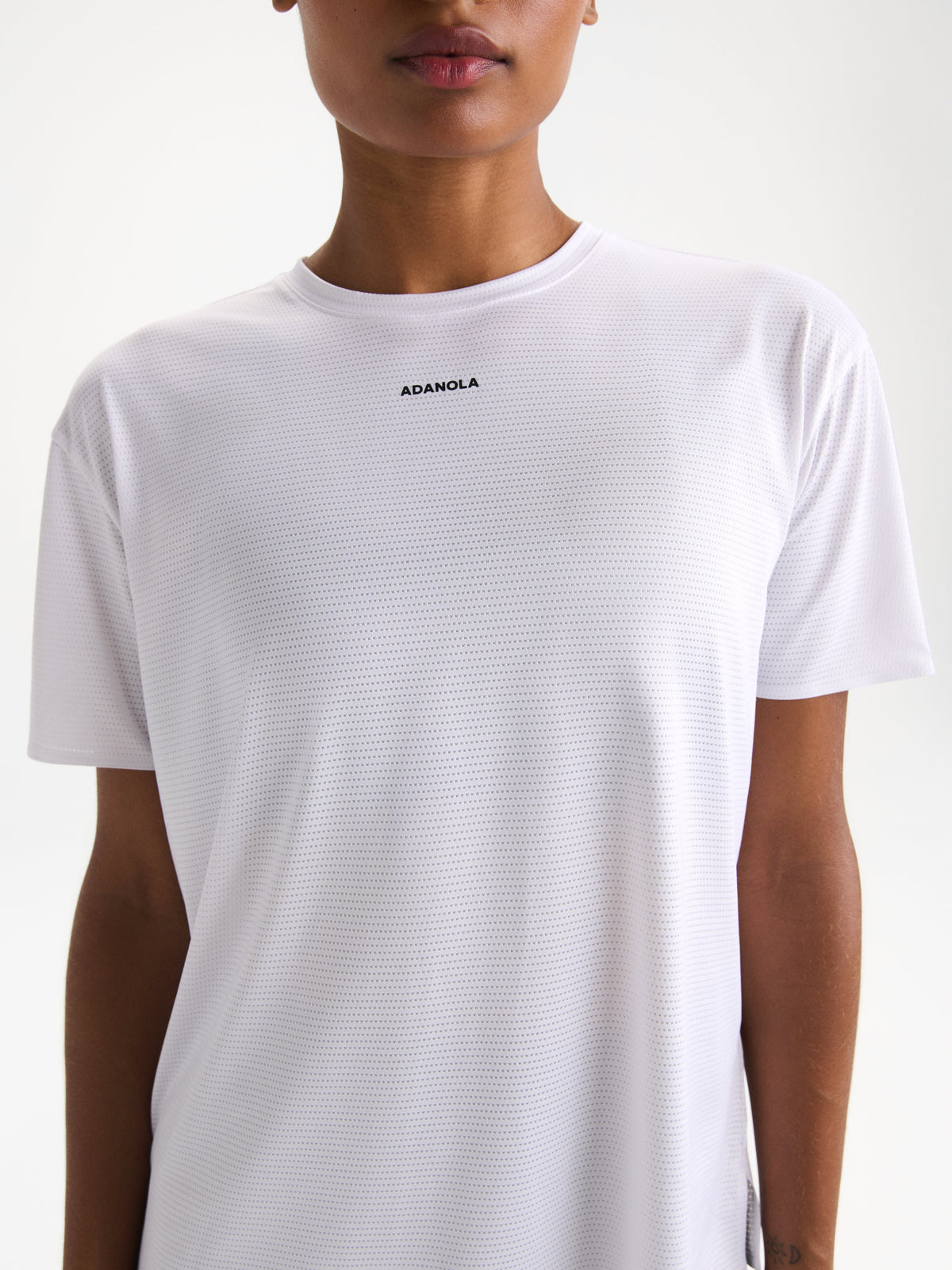 Mesh Active Short Sleeve T-Shirt - White