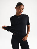 Mesh Active Short Sleeve T-Shirt - Black