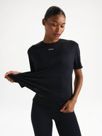 Mesh Active Short Sleeve T-Shirt - Black