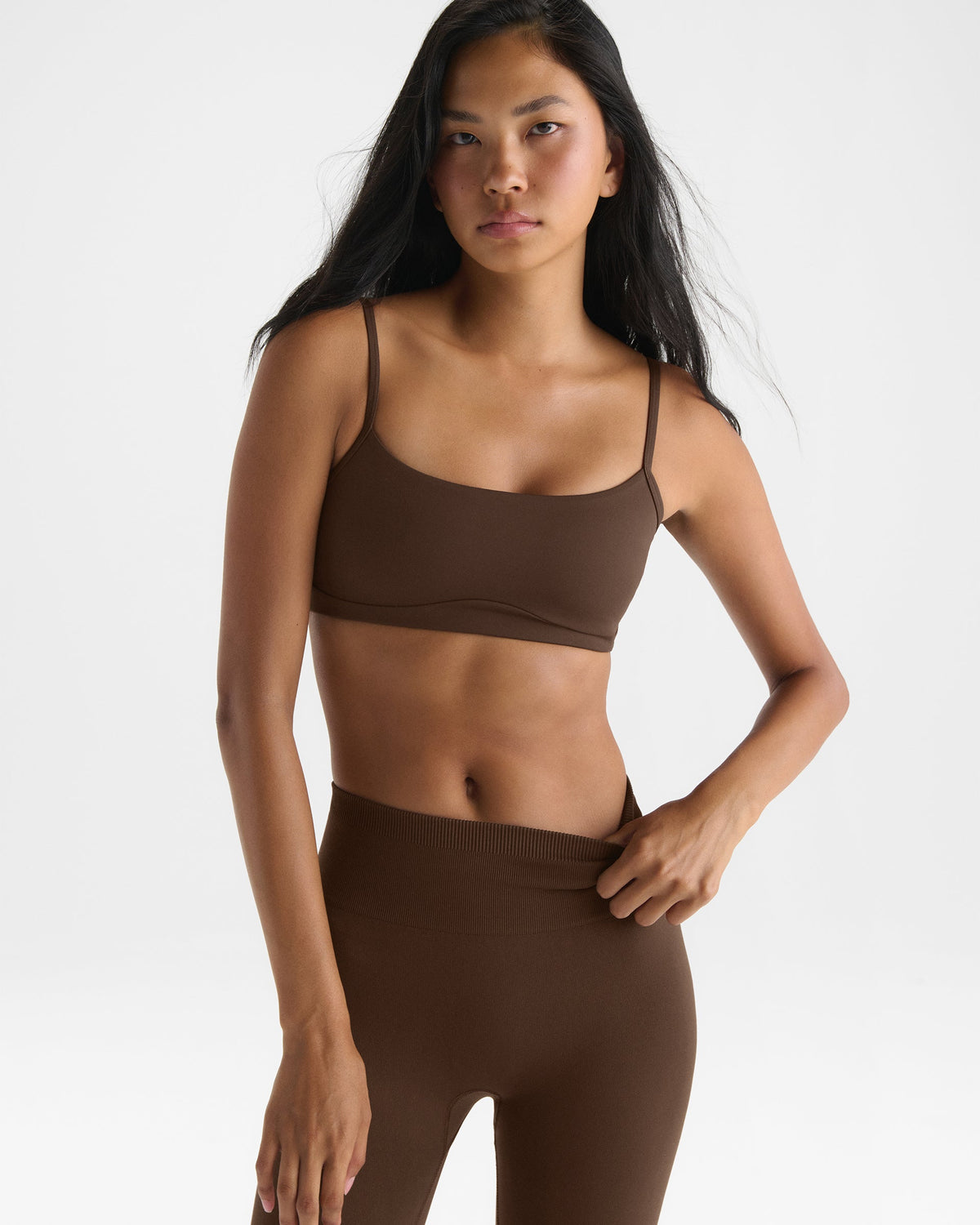Ultimate Scoop Back Bra - Chocolate Brown