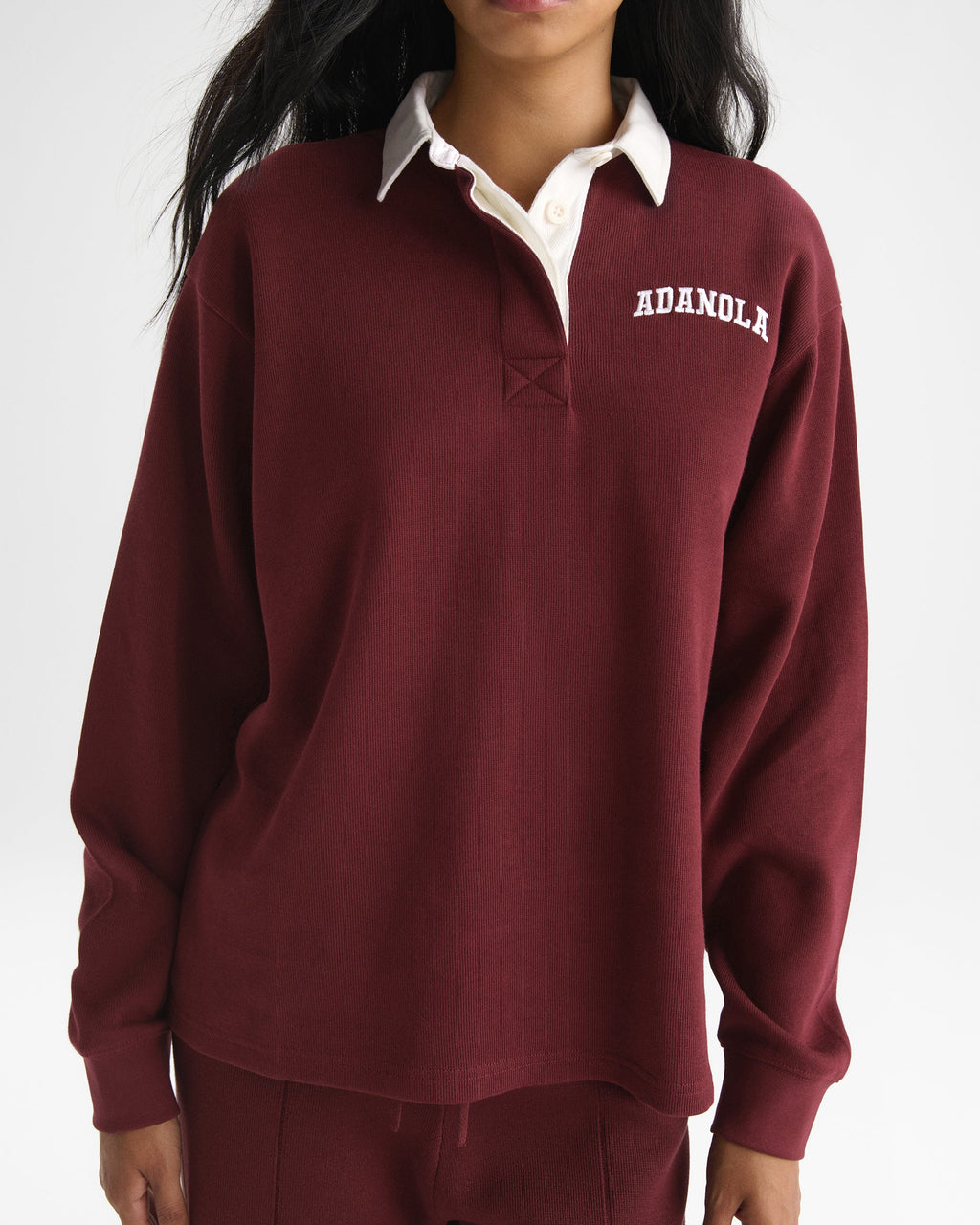 Oversized Rugby Top - Damson