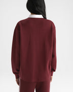 Oversized Rugby Top - Damson