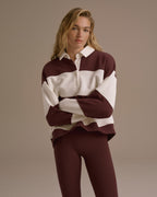 Oversized Sweatshirt - Burgundy