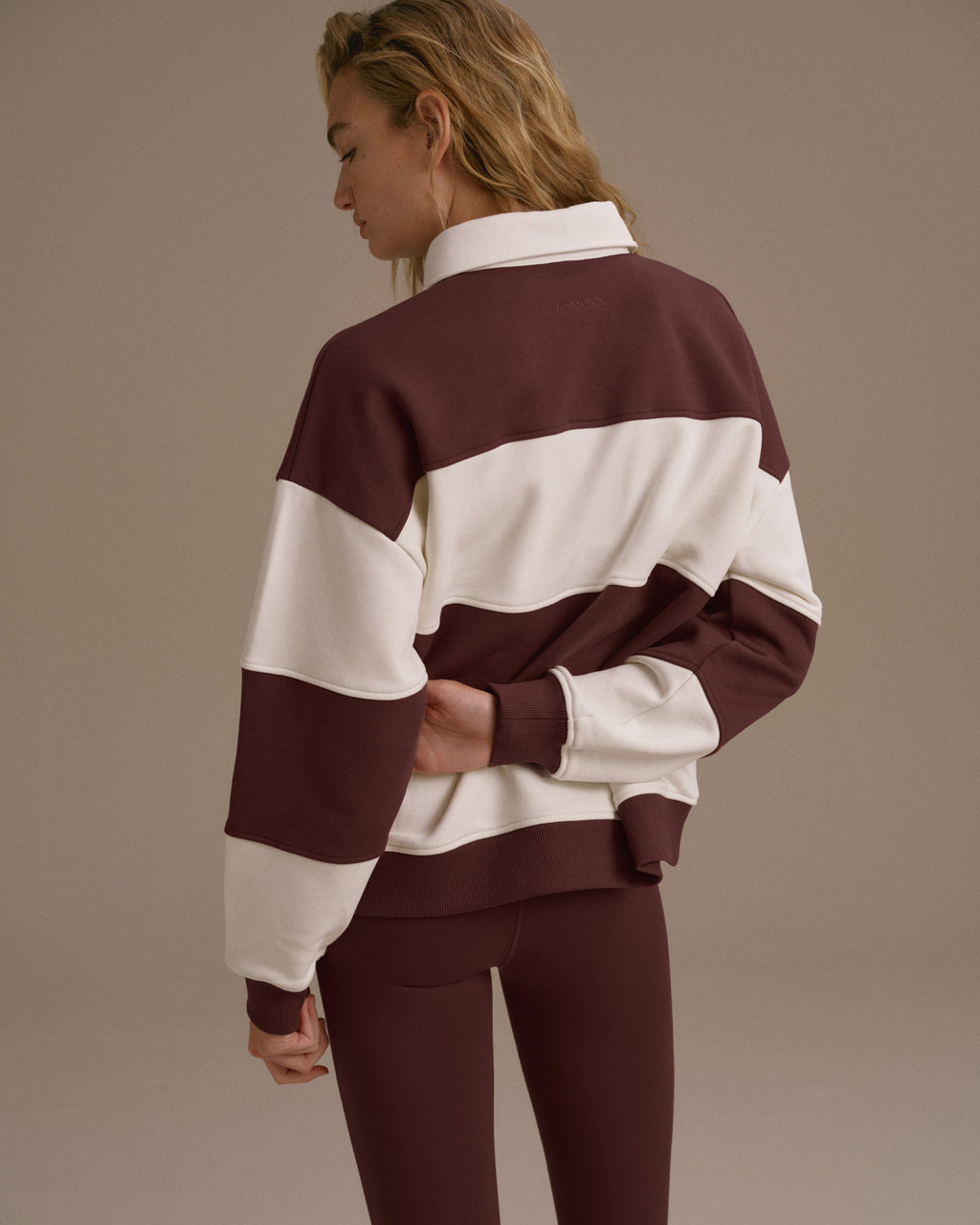 Oversized Sweatshirt - Burgundy