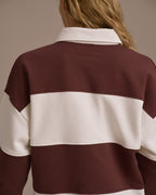 Oversized Sweatshirt - Burgundy