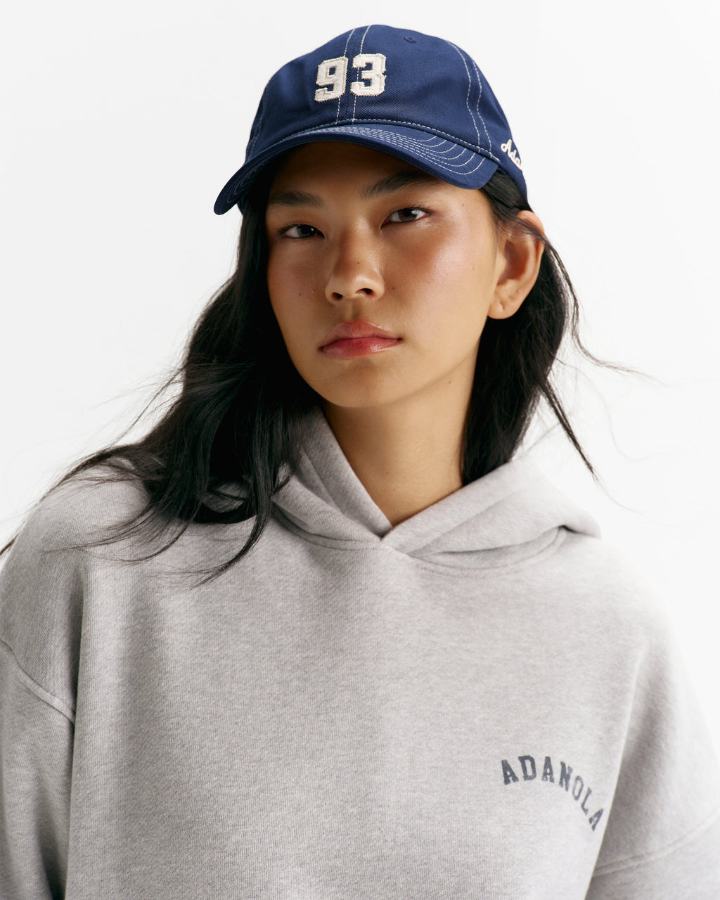 Contrast Stitch Cap - Navy Blue