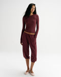 Ultimate Long Sleeve Top - Damson