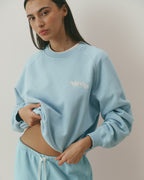 Loose Fit Sweatshirt - Breeze Blue