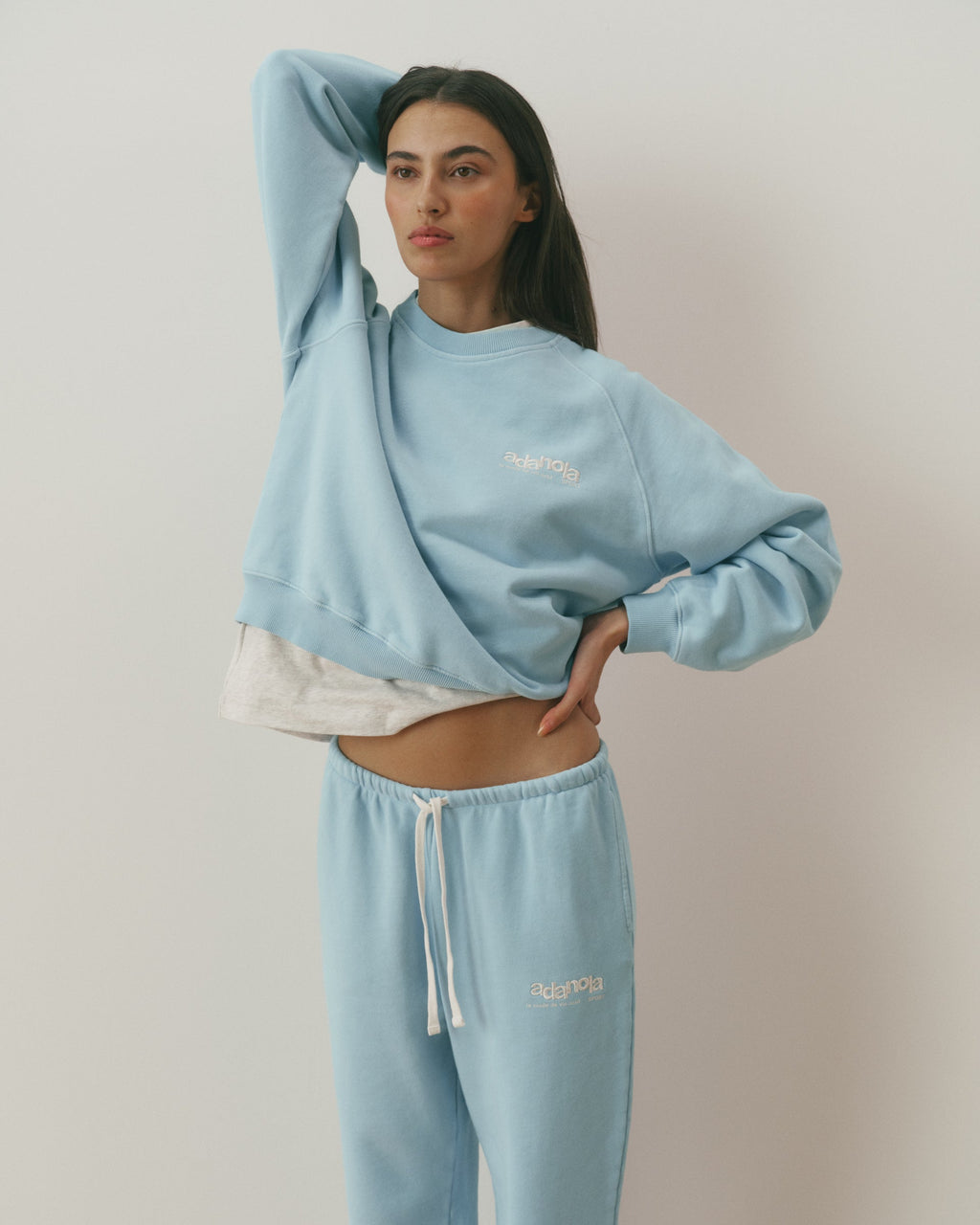 Loose Fit Sweatshirt - Breeze Blue