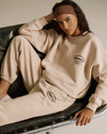 Oversized Sweatshirt - Almond