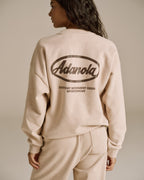 Oversized Sweatshirt - Almond