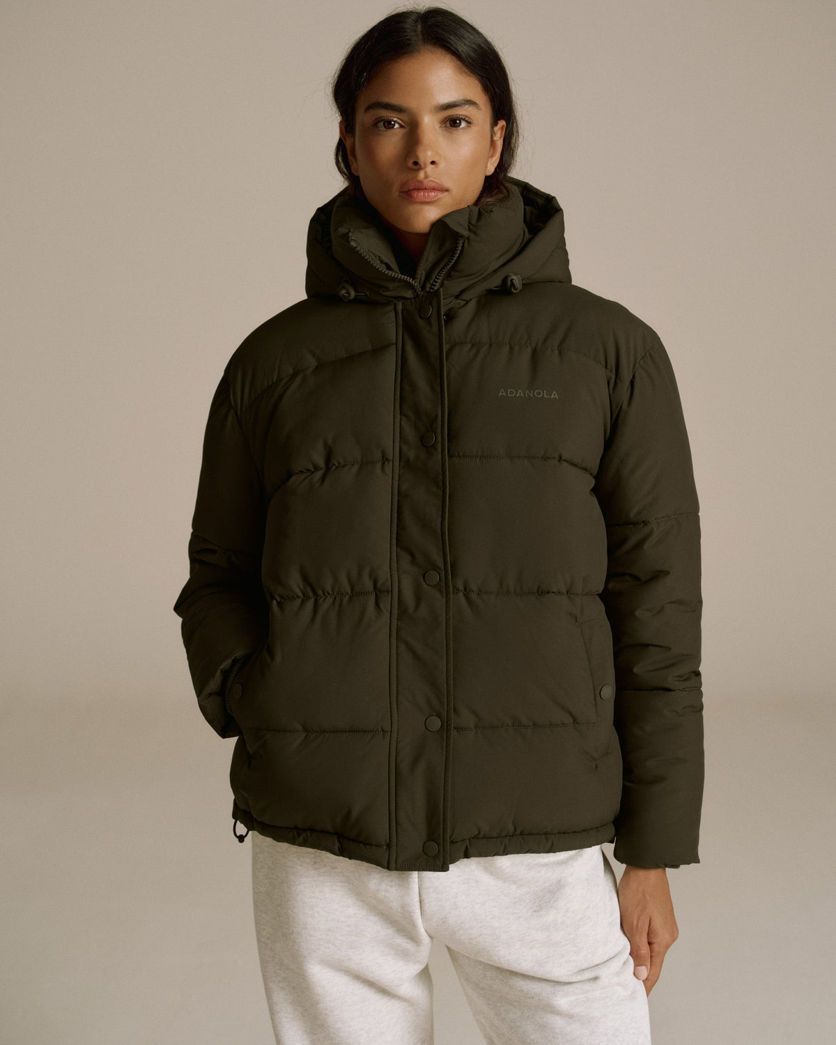 Matte Puffer Jacket - Fern Green