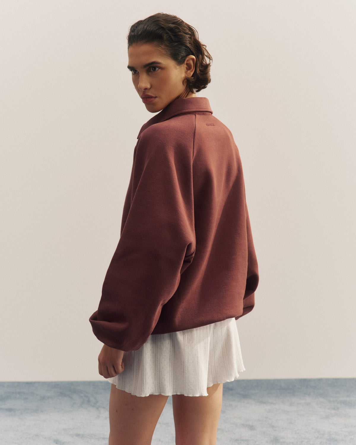 Slouchy Sweatshirt - Burgundy