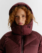 Diamond Down Puffer Jacket - Damson