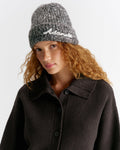 Knit Marl Beanie - Coffee Bean
