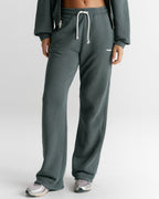 Vintage Straight Leg Sweatpants - Sea Green