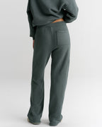 Vintage Straight Leg Sweatpants - Sea Green