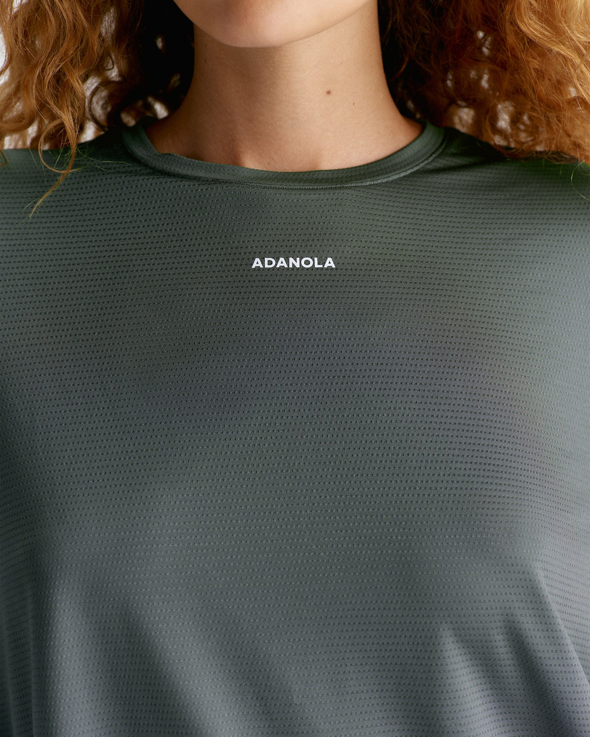 Mesh Active Long Sleeve T-shirt - Sea Green