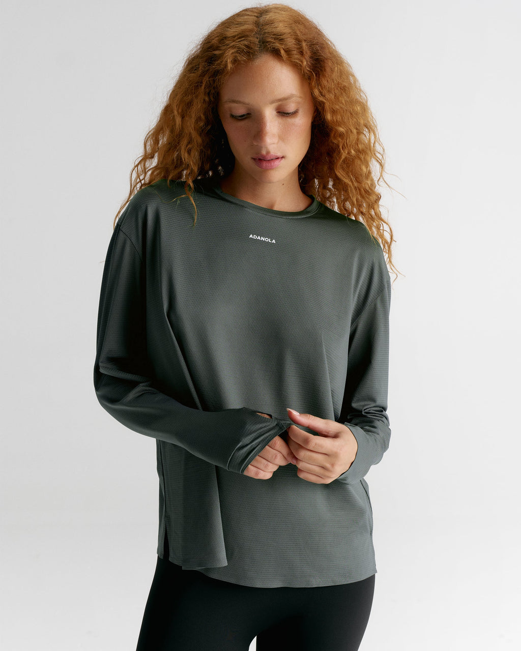 Mesh Active Long Sleeve T-shirt - Sea Green