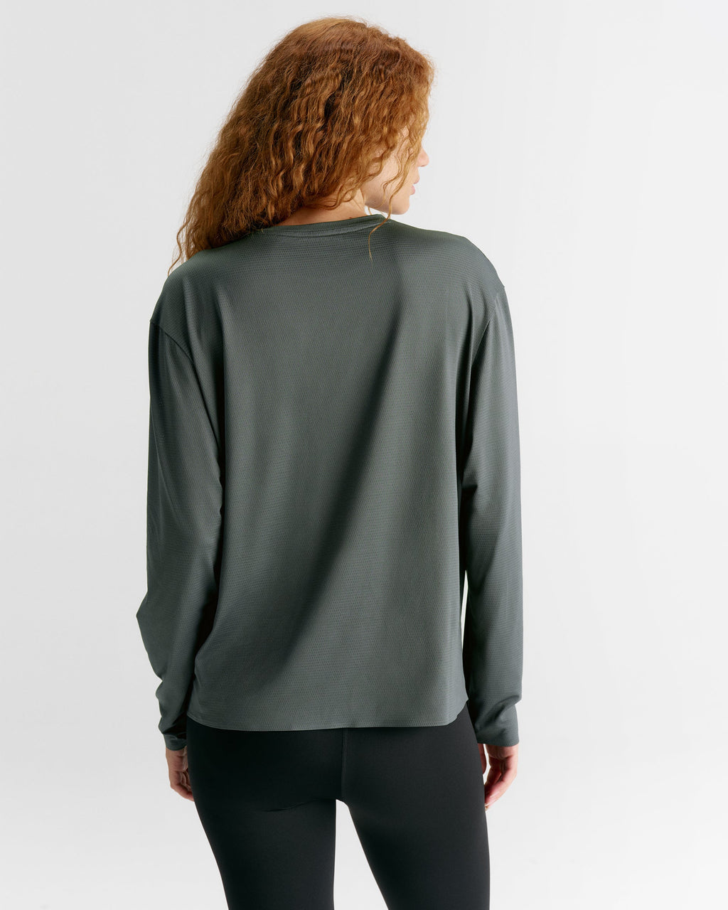 Mesh Active Long Sleeve T-shirt - Sea Green